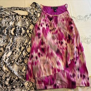 Two Stylish INC Tops (XXL and 0X)